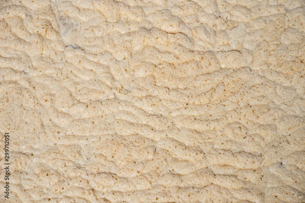 Background of yellow foam on the water Background of yellow foam on the water