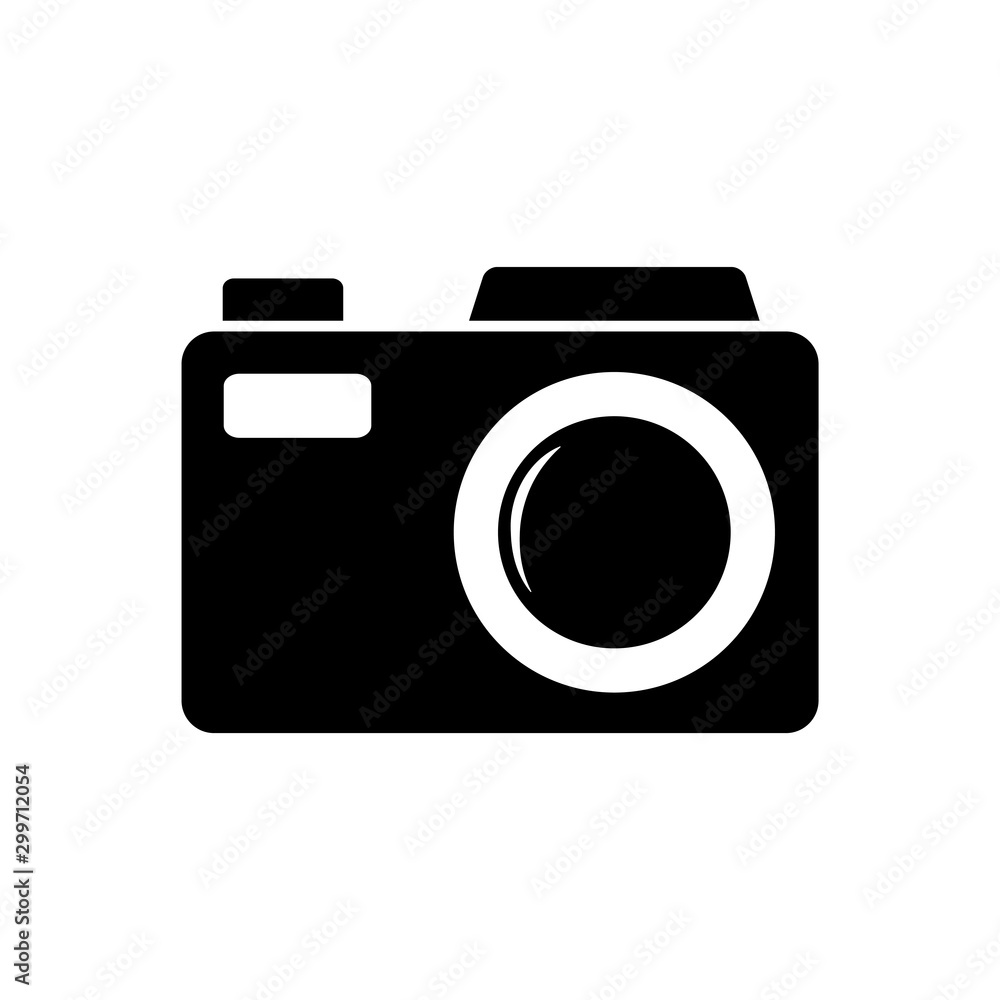 camera - photography icon vector design template