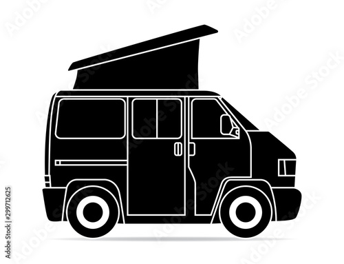 Camper Bus Faltdach Urlaub