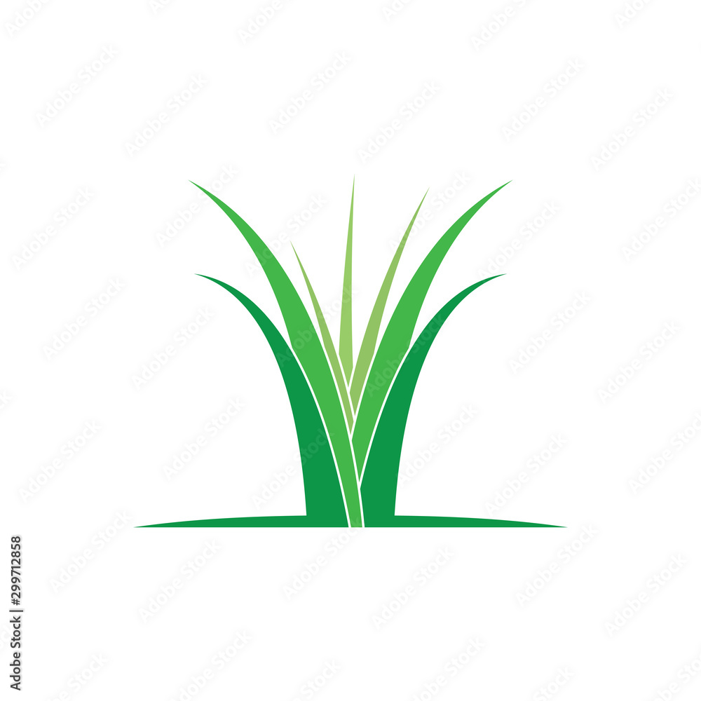 Grass logo vector Grass logo vector