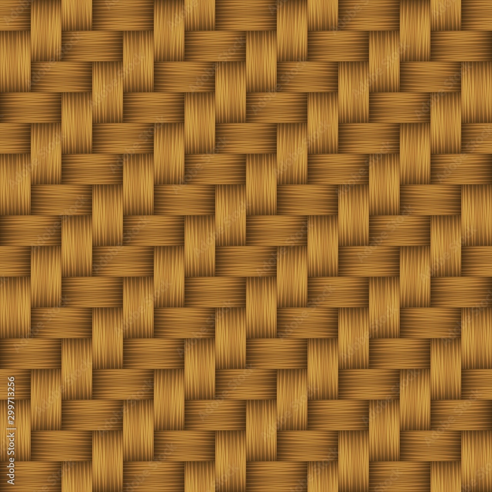 Decorative weave matting seamless pattern