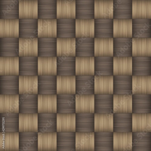 Plain weave fabric seamless pattern