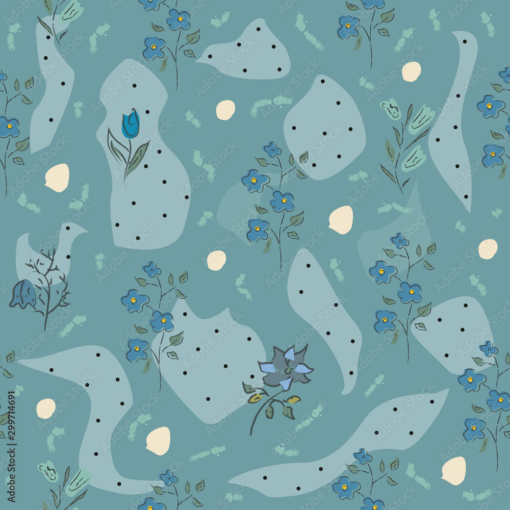 Floral Seamless Pattern Floral Seamless Pattern