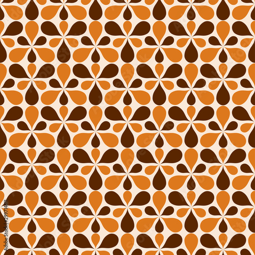 Retro background. Seamless pattern. Vector. レトロパターン