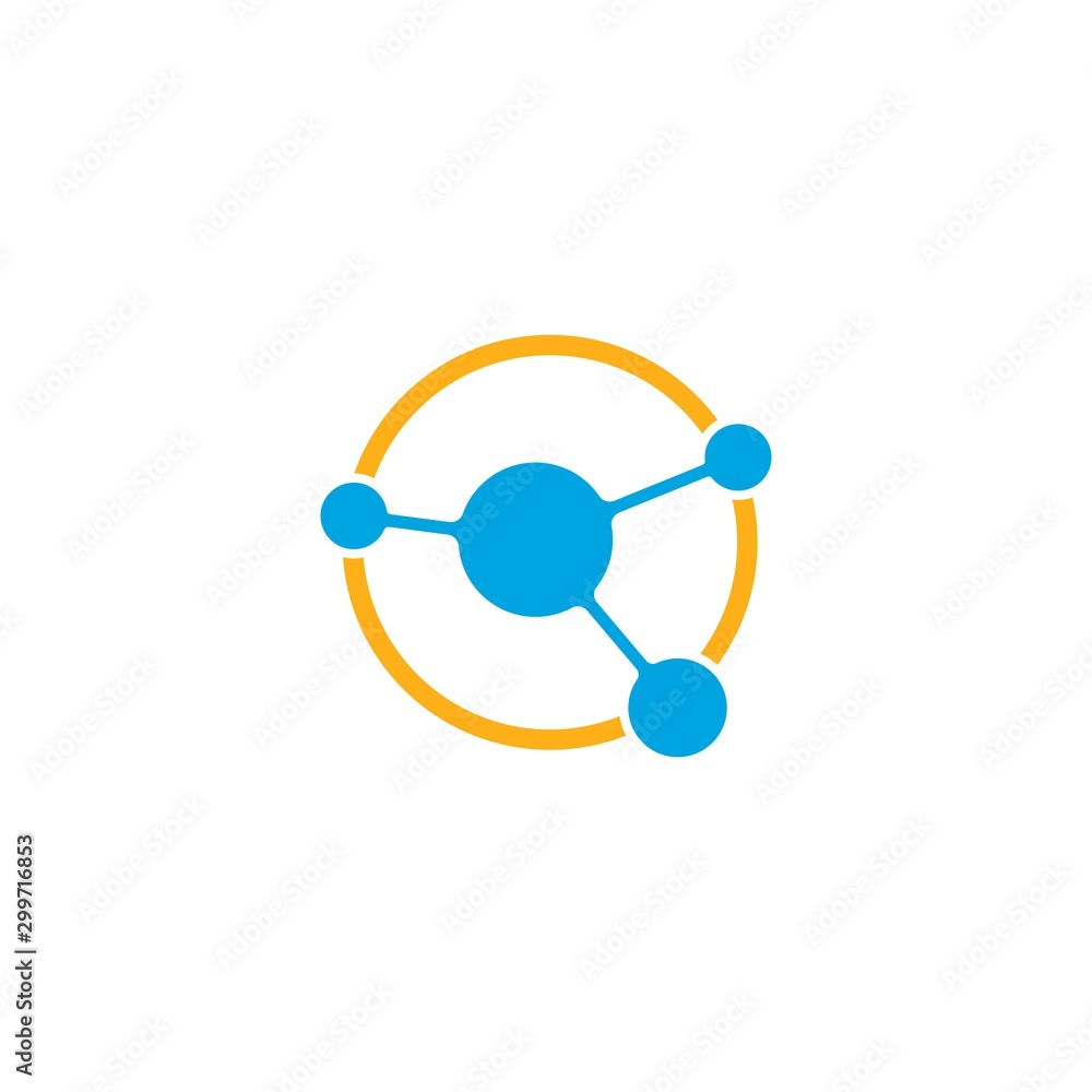 molecule logo vector icon illustration design molecule logo vector icon illustration design