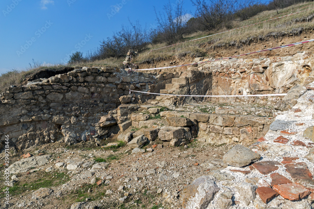Heraclea Sintica -  Ruins of Аntique Macedonia city, Bulgaria