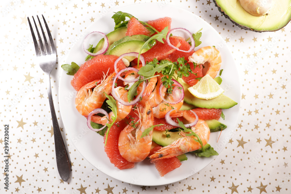 delicious shrimp salad with avocado and grapefruit delicious shrimp salad with avocado and grapefruit