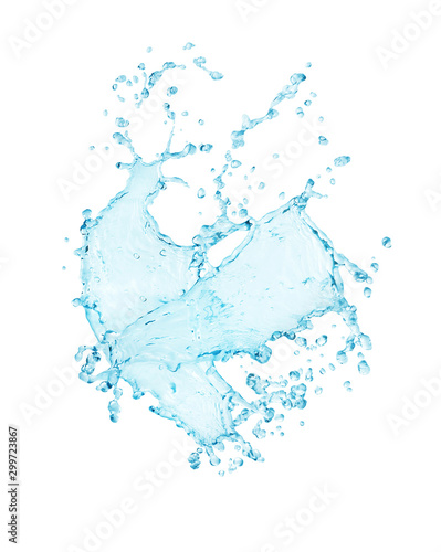 Water splash on white background © sveta