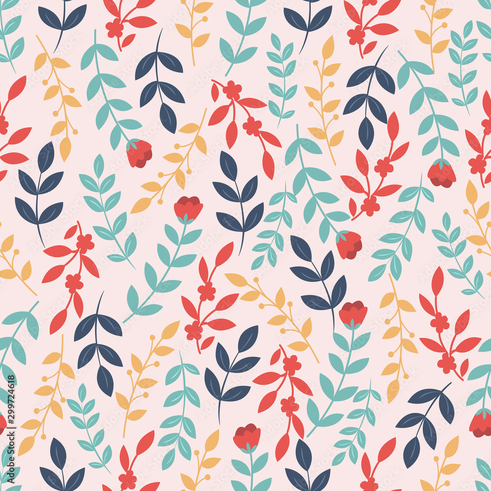Botanical seamless pattern. Botanical seamless pattern.