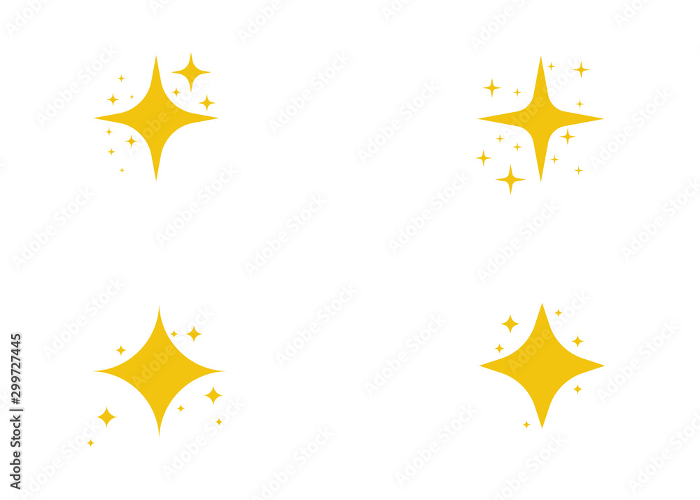 Yellow, gold, orange sparkles symbols vector. The set of original vector stars sparkle icon. Bright firework, decoration twinkle, shiny flash. Glowing light effect stars and bursts collection. Vector Yellow, gold, orange sparkles symbols vector. The set of original vector stars sparkle icon. Bright firework, decoration twinkle, shiny flash. Glowing light effect stars and bursts collection. Vector