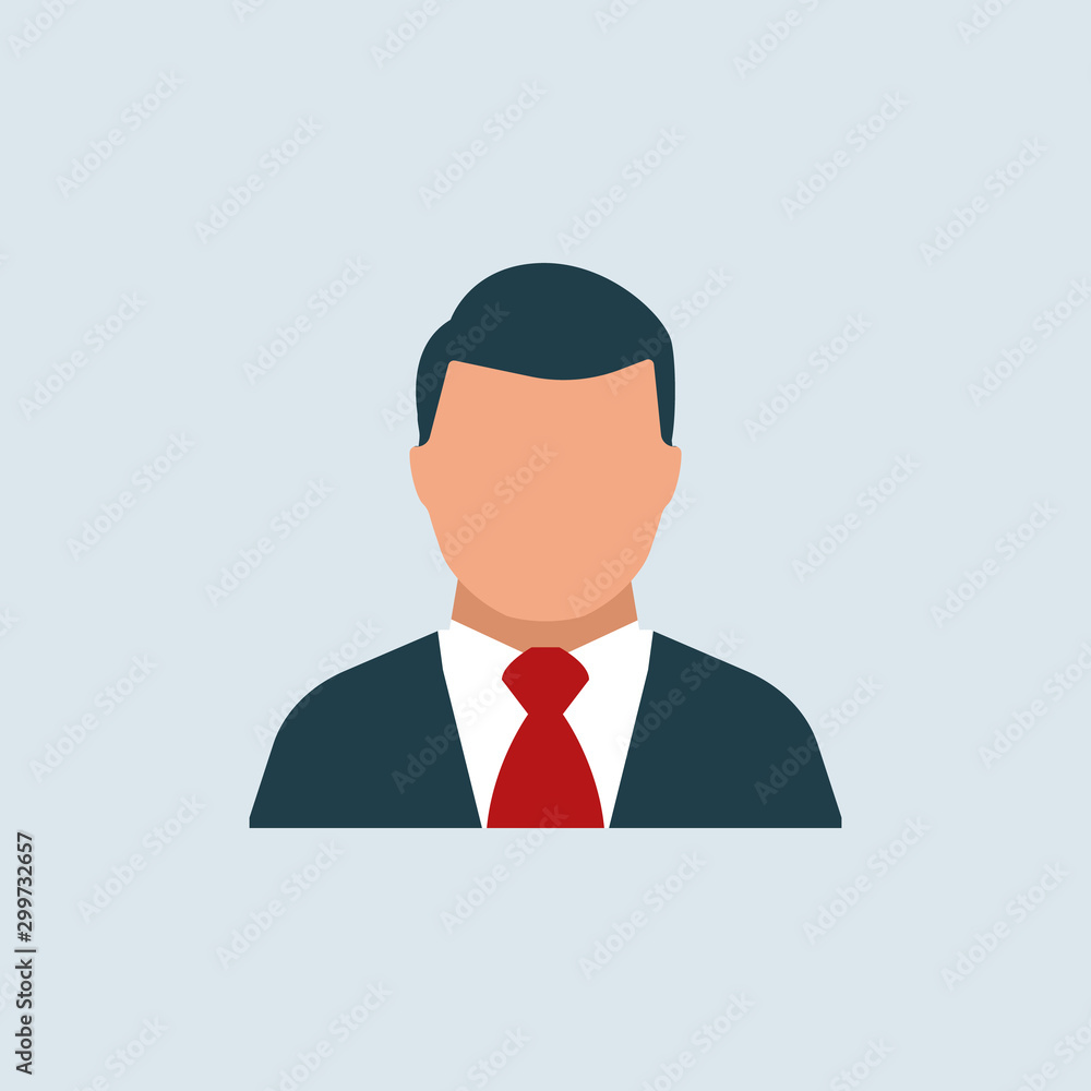 Men icon flat style. Vector eps10 Men icon flat style. Vector eps10