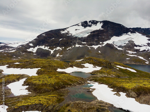 Mountains landscape. Norwegian route Sognefjellet photo