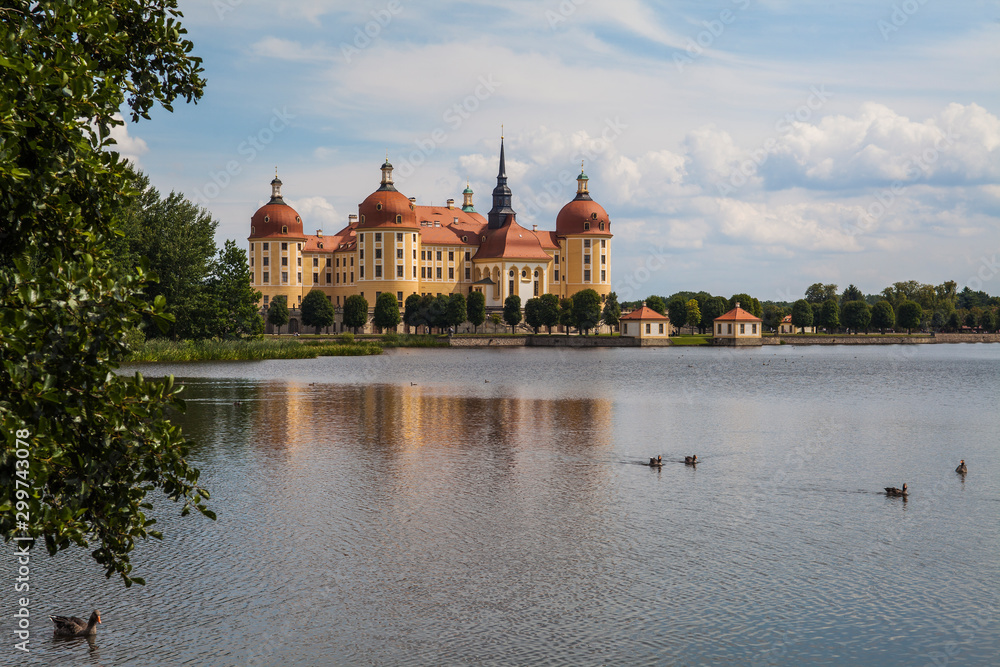 Schloss Moritzburg Landschaftsaufnahme Schloss Moritzburg Landschaftsaufnahme