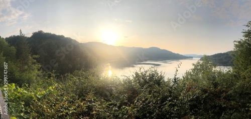 sunrise in mountains