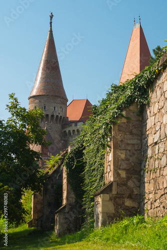 HUNEDOARA, ROMANIA: Famous in Europe, Corvin Castle or Hunyadi Castle in Hunedoara photo