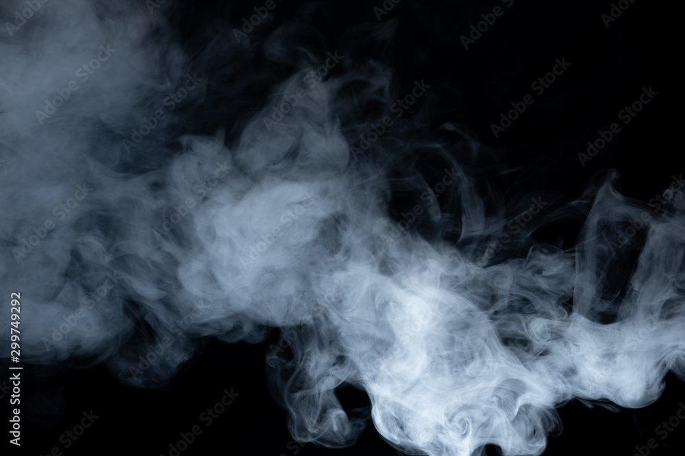 Smoke black and white & for background Smoke black and white & for background