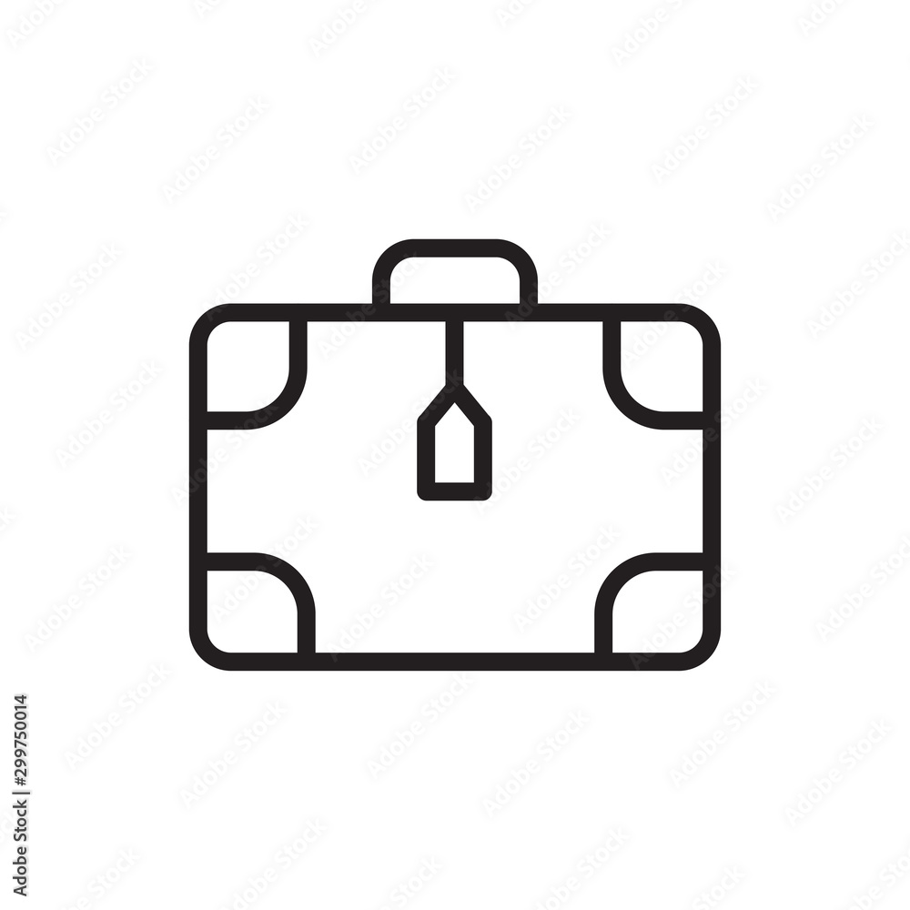 Suitcase Icon Vector Design Template Suitcase Icon Vector Design Template
