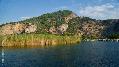 Kaunos rock tombs in Dalyan