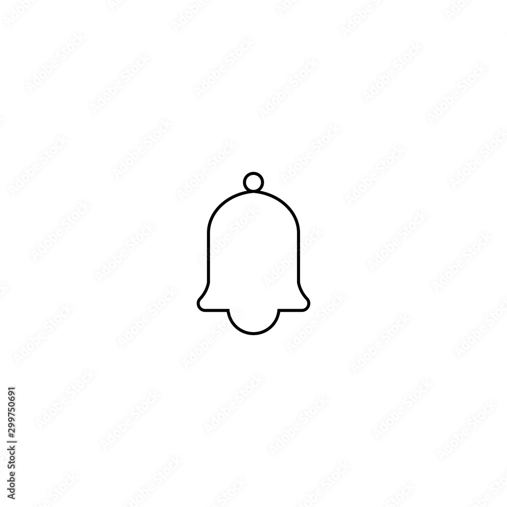 Notification icon. Alarm symbol. Mobile alert sign Notification icon. Alarm symbol. Mobile alert sign