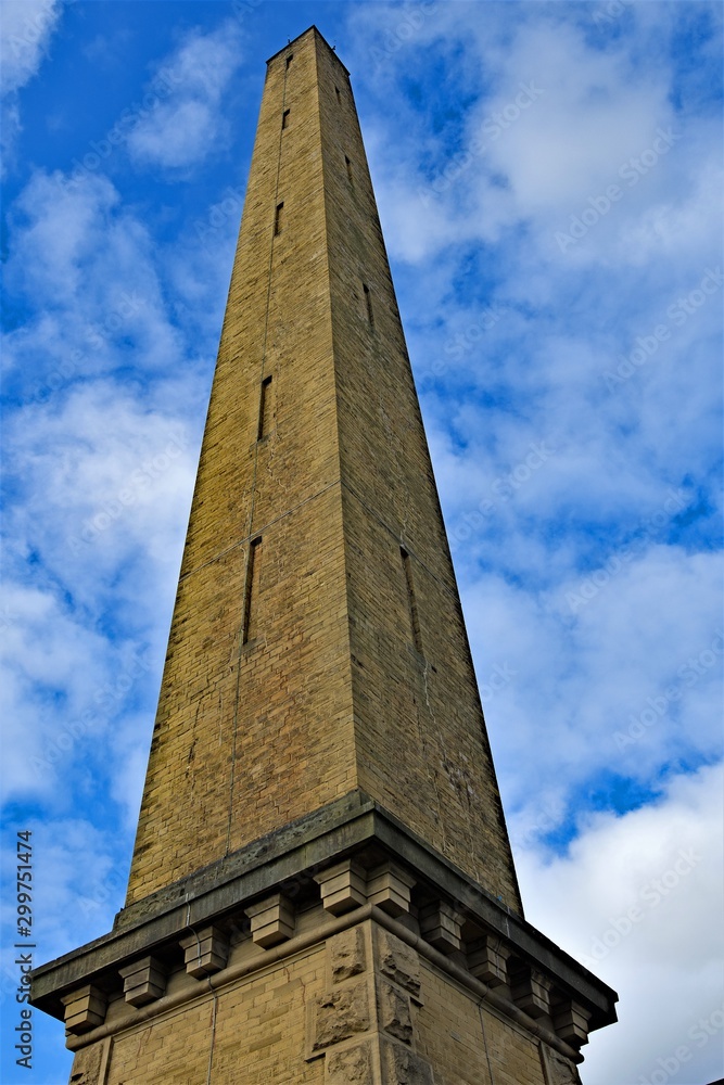 Monolithic Chiney stack at The Salt Mill, Saltaire, Bradford, West Yorkshire 
