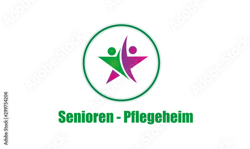 Senioren-Pflegeheim Logo, Altersheim Logo ,Pflegeheim Logo