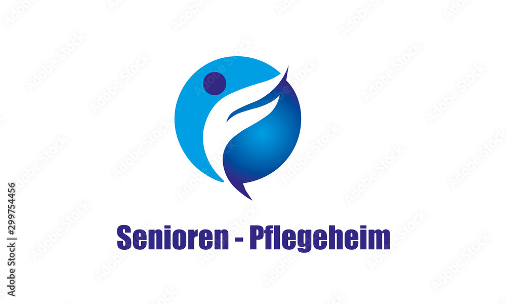 Senioren-Pflegeheim Logo, Altersheim Logo ,Pflegeheim Logo