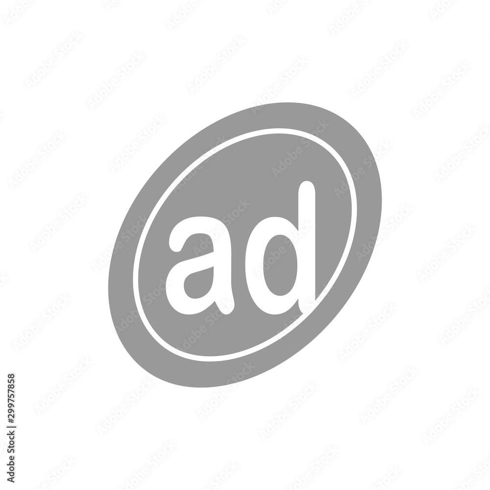 Initial Letter Logo AD Template Vector Design Initial Letter Logo AD Template Vector Design