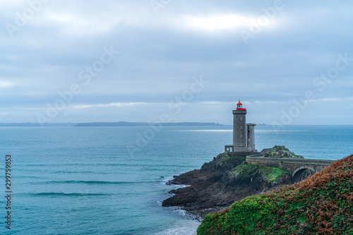 F  Bretagne  Finist  re  K  ste  Leuchtturm an der Pointe Minou