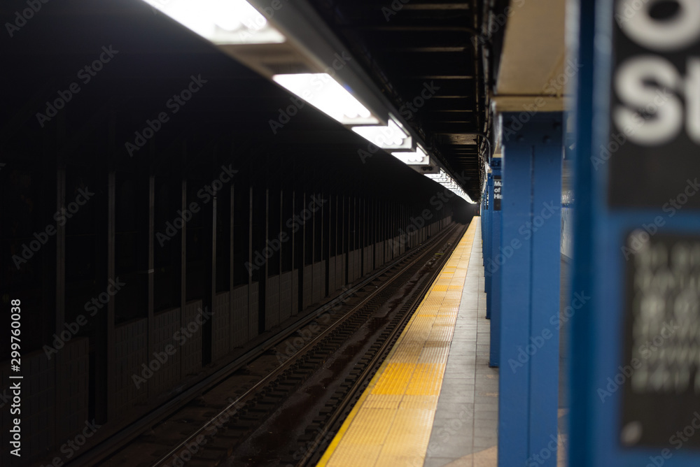 Naklejka premium Museum of Natural History NYC subway station