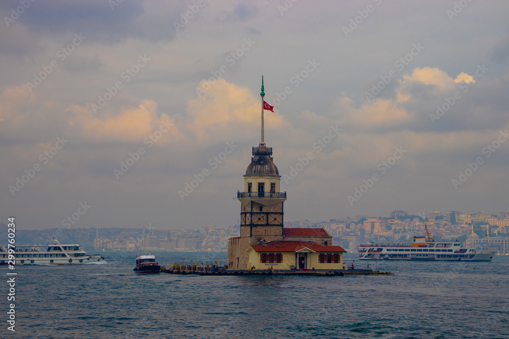  Maiden's Tower from Uskudar, Istanbul