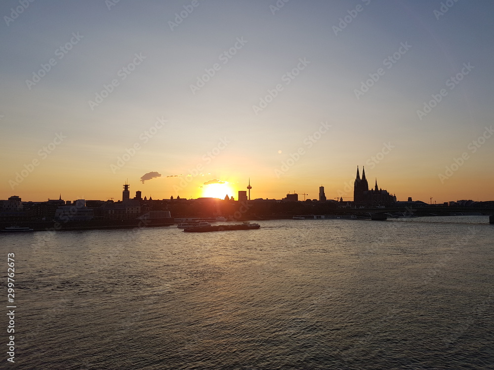 Cologne Rhine River