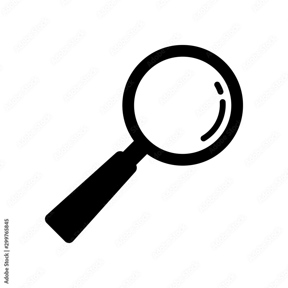 Magnifying Icon Vector Design Template Magnifying Icon Vector Design Template