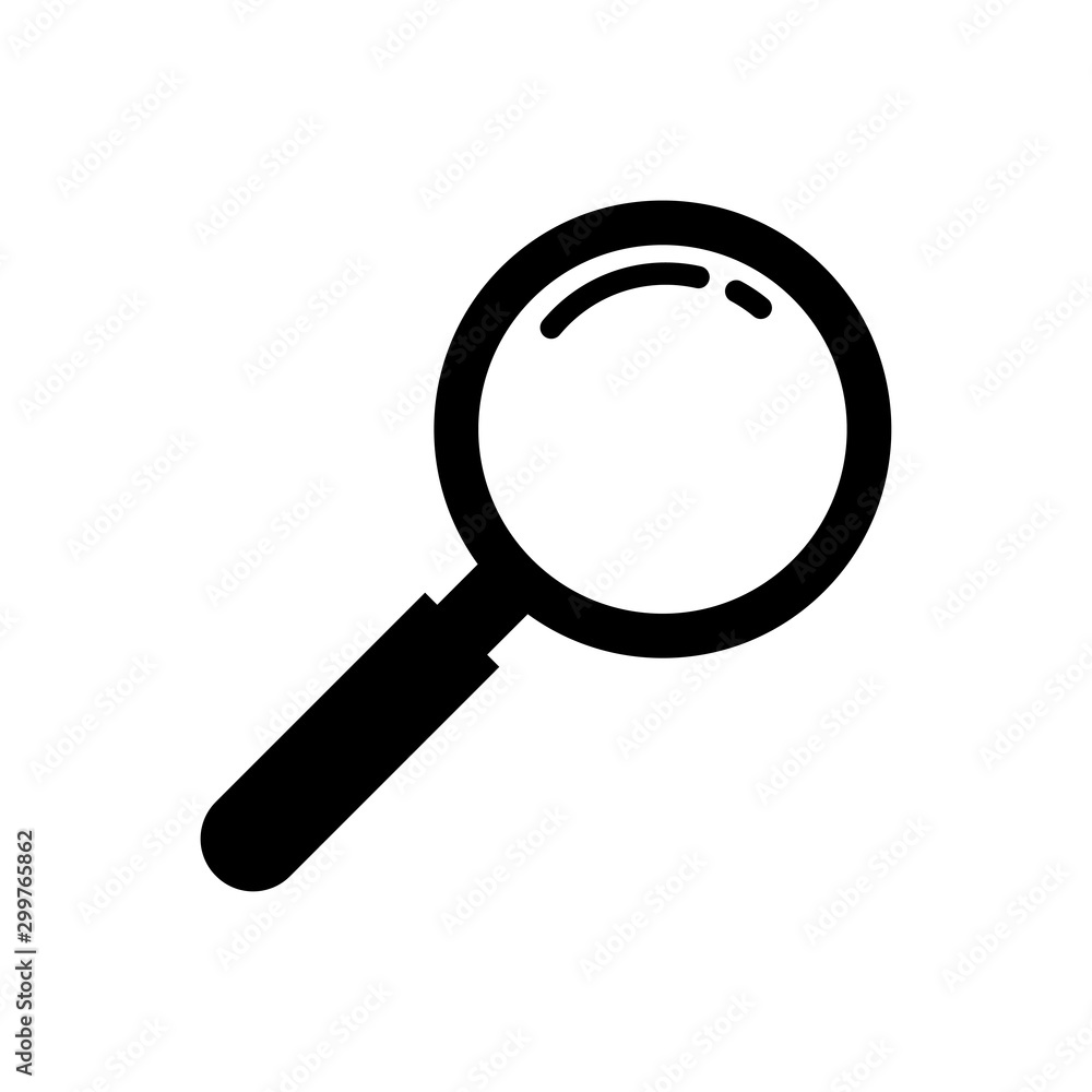 Magnifying Icon Vector Design Template Magnifying Icon Vector Design Template