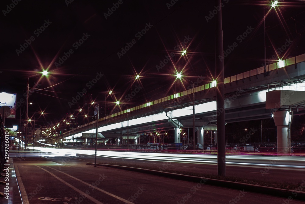 traffic in city at night traffic in city at night