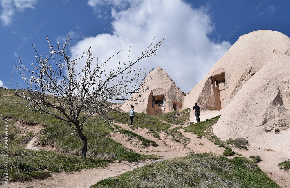 Rocky landscape. Goreme. Cappadocia. Turkey. Rocky landscape. Goreme. Cappadocia. Turkey.