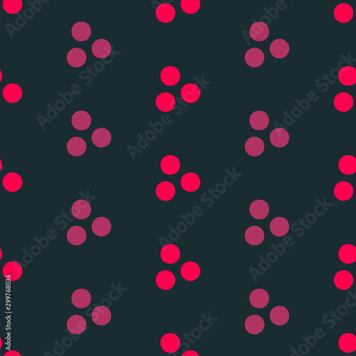 Bright seamless pattern with geometric elements.