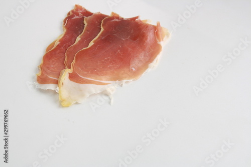 slices of serrano ham