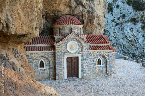 St. Nikolaos church on Crete island, Greece  photo