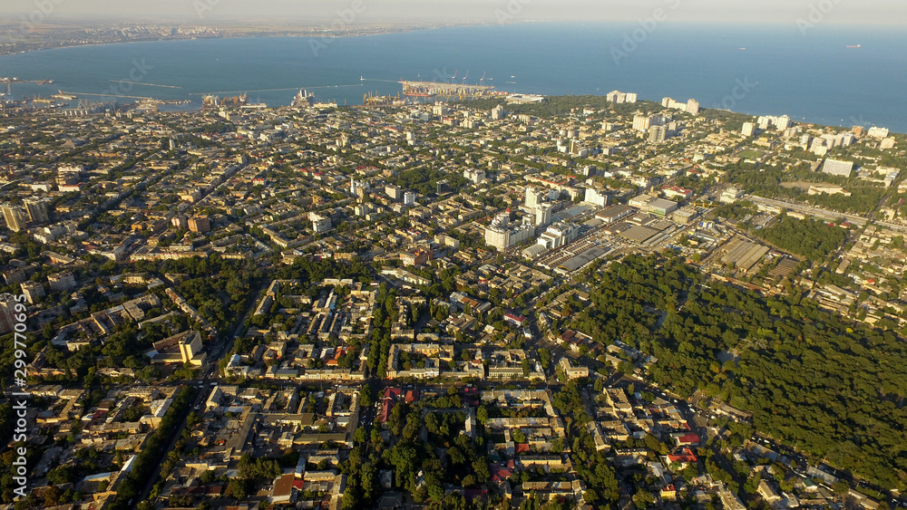 Naklejka premium Odessa aerial view. Aerial photography