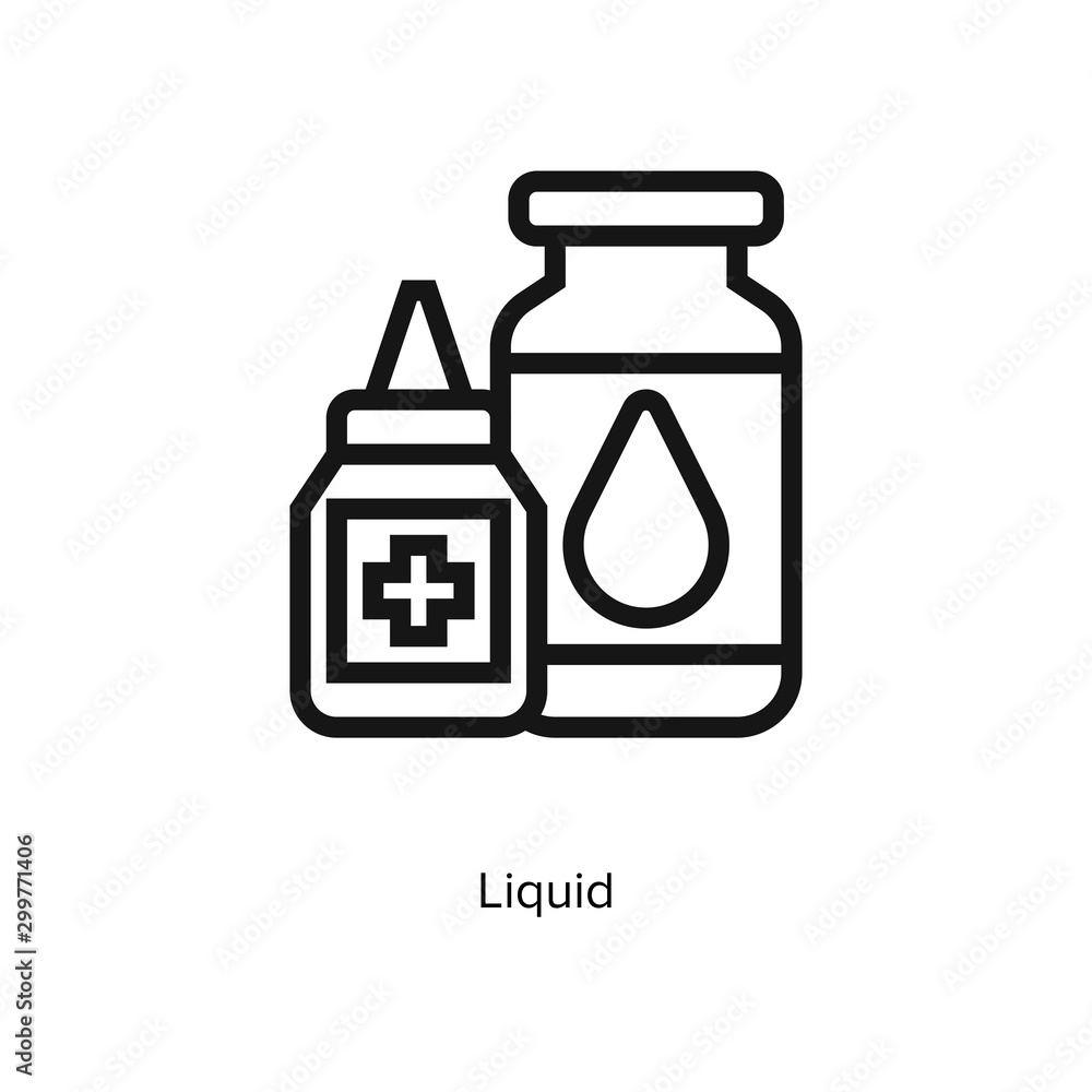 Liquid icon vector Liquid icon vector