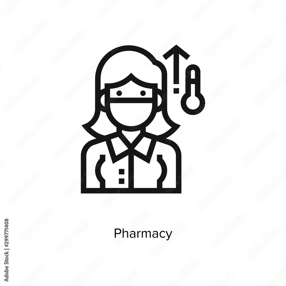 Pharmacy icon vector
