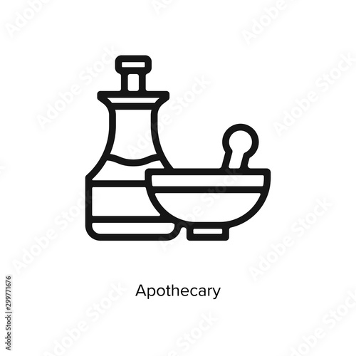 Apothecary icon vector