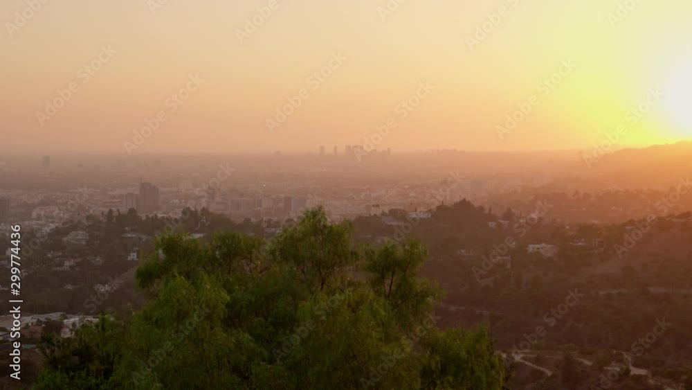 Panoramic view of Los Angeles, USA Panoramic view of Los Angeles, USA