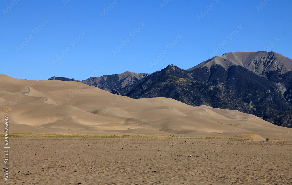 National Park Great Sand Dunes in Colorado, USA National Park Great Sand Dunes in Colorado, USA