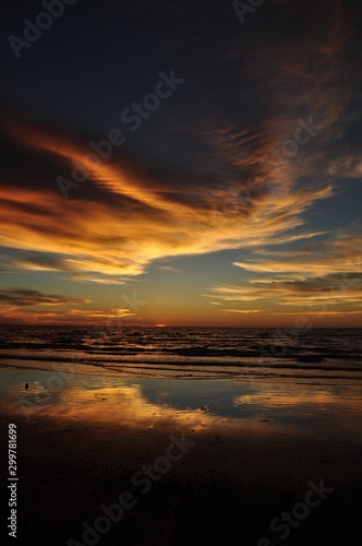 Miri  Sarawak   Malaysia - October 7  2019  The beautiful beaches of Luak Bay and Tanjung Lubang during Sunset at Miri  Sarawak