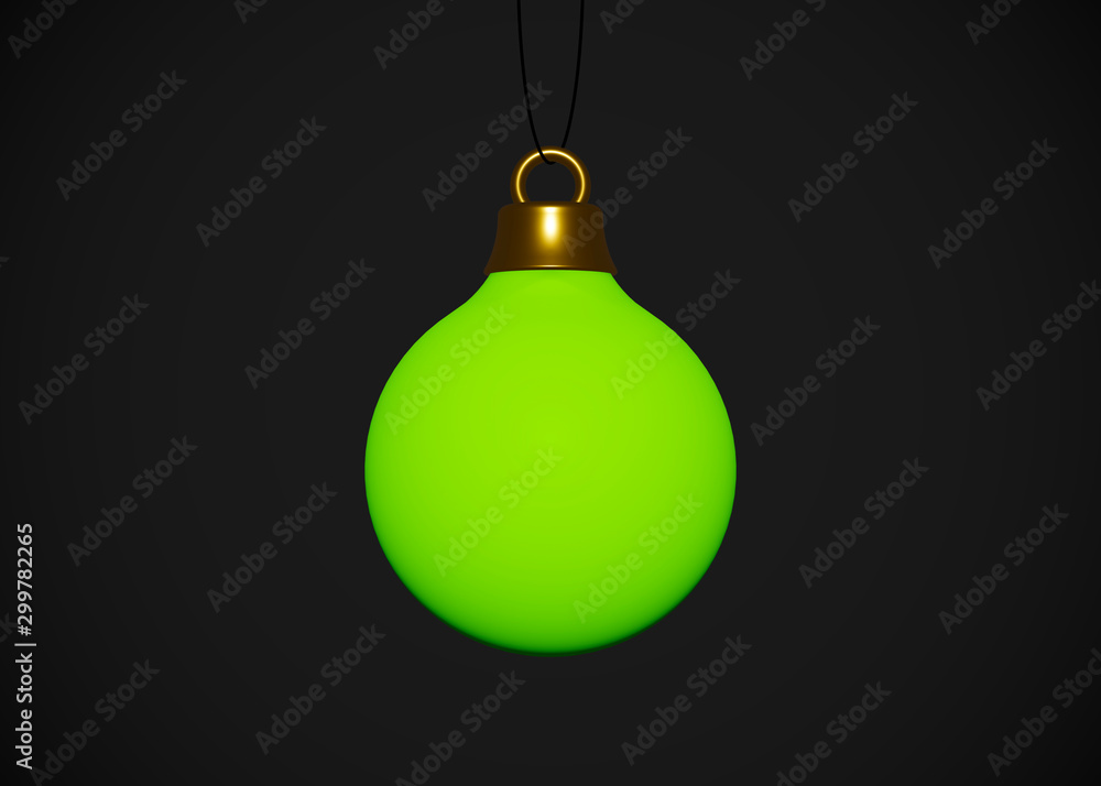 Christmas Baubles for Xmas Tree 3D Render Christmas Baubles for Xmas Tree 3D Render