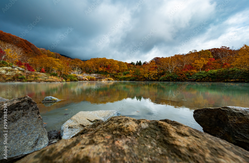 The Jigokunuma Pond in Autumn