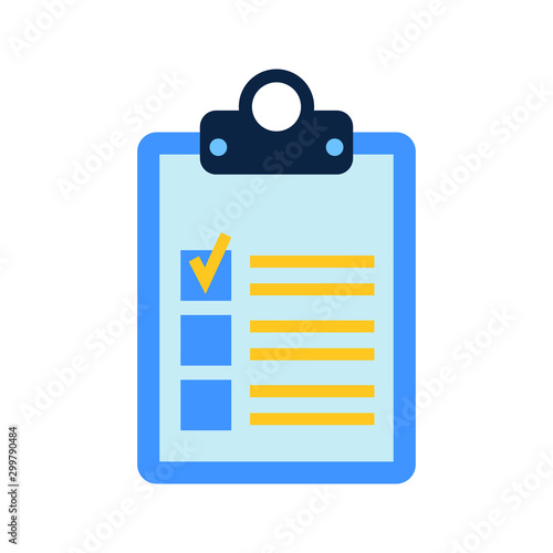 Business plan checklist icon