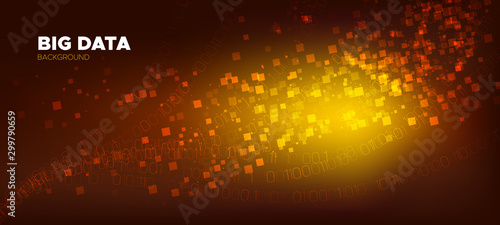Matrix Background. Gold Sci...