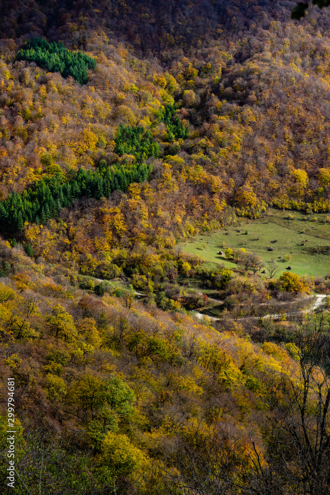 Autumnal travel landscape Autumnal travel landscape